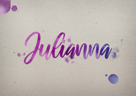 Julianna Watercolor Name DP