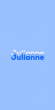 Name DP: Julianne