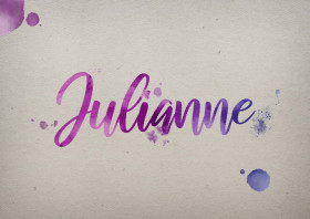 Julianne Watercolor Name DP