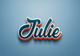 Cursive Name DP: Julie