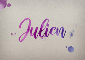 Julien Watercolor Name DP