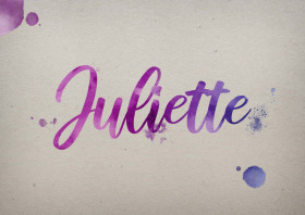 Juliette Watercolor Name DP