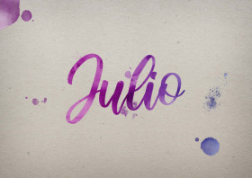 Julio Watercolor Name DP