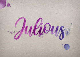 Julious Watercolor Name DP