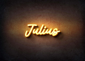 Glow Name Profile Picture for Julius