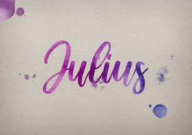 Julius Watercolor Name DP