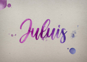 Juluis Watercolor Name DP