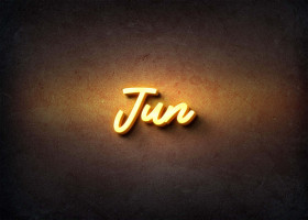 Glow Name Profile Picture for Jun