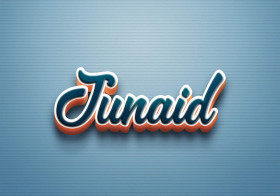 Cursive Name DP: Junaid