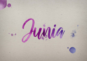 Junia Watercolor Name DP