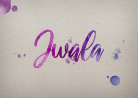 Jwala Watercolor Name DP