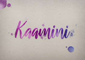 Kaamini Watercolor Name DP