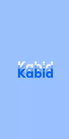Name DP: Kabid