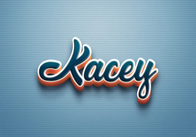 Cursive Name DP: Kacey