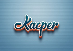 Cursive Name DP: Kacper