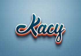 Cursive Name DP: Kacy