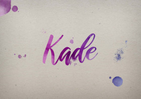 Kade Watercolor Name DP