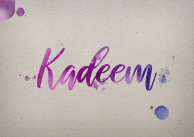 Kadeem Watercolor Name DP