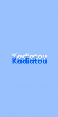Name DP: Kadiatou