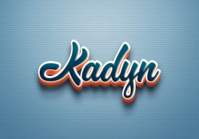 Cursive Name DP: Kadyn