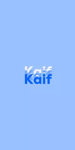 Name DP: Kaif