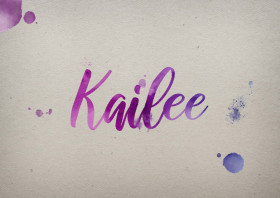 Kailee Watercolor Name DP