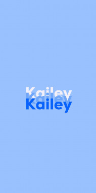 Name DP: Kailey