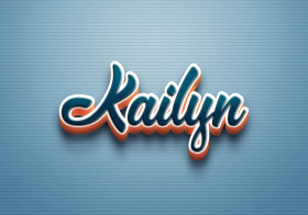 Cursive Name DP: Kailyn