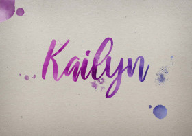 Kailyn Watercolor Name DP