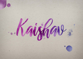 Kaishav Watercolor Name DP