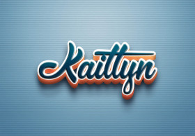 Cursive Name DP: Kaitlyn