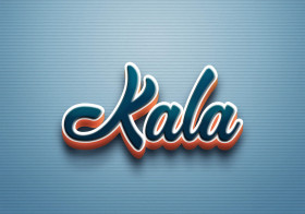 Cursive Name DP: Kala