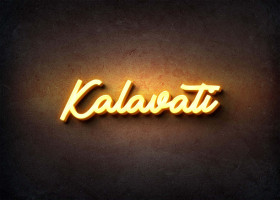 Glow Name Profile Picture for Kalavati