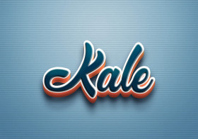 Cursive Name DP: Kale