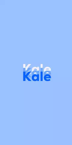 Name DP: Kale