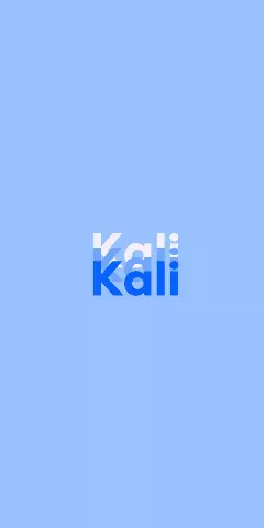 Name DP: Kali