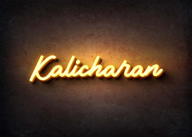 Glow Name Profile Picture for Kalicharan