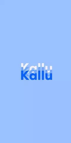 Name DP: Kallu