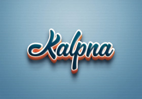 Cursive Name DP: Kalpna