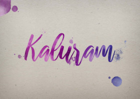 Kaluram Watercolor Name DP
