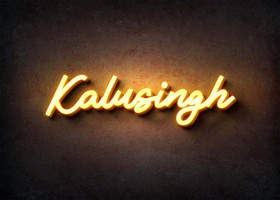 Glow Name Profile Picture for Kalusingh