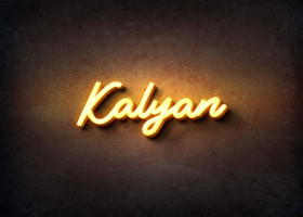 Glow Name Profile Picture for Kalyan