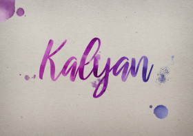 Kalyan Watercolor Name DP
