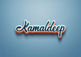 Cursive Name DP: Kamaldeep