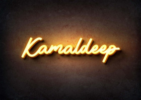 Glow Name Profile Picture for Kamaldeep