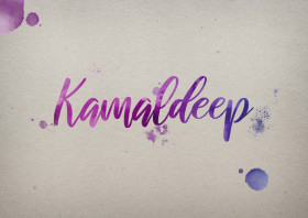 Kamaldeep Watercolor Name DP