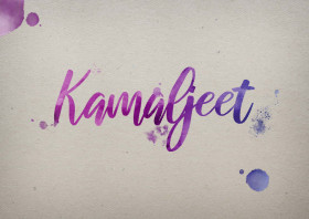 Kamaljeet Watercolor Name DP