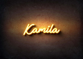 Glow Name Profile Picture for Kamila