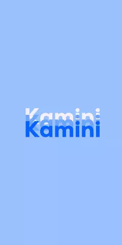 Name DP: Kamini