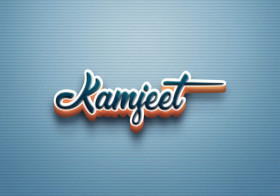 Cursive Name DP: Kamjeet